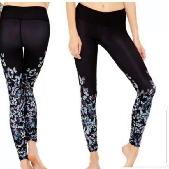 ALO airbrush butterfly leggings size small black - Picture 2 of 8